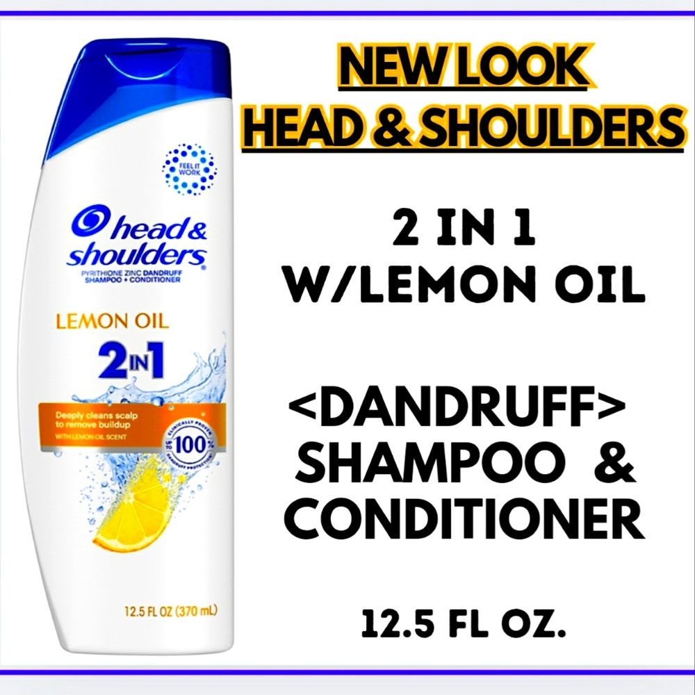 🔥HEAD & SHOULDERS LEMON OIL 2IN1 DANDRUFF SHAMPOO w/CONDITIONER